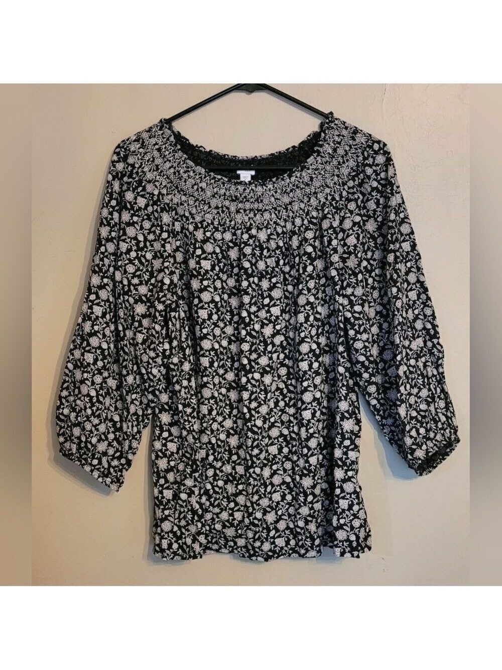 J.Jill 3/4 Sleeve Blouse